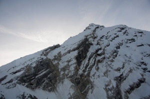 Frana Antelao sopralluogo del 24 novembre (Foto Ugo Brugiolo)