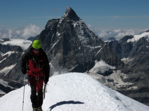 In cima al Breithorn Occidentale (Photo R. Ciri)