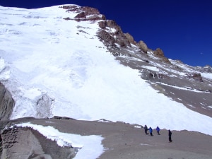 Aconcagua il ghiacciaio dei polacchi (Photo (Magnus Manske wikipedia commons)