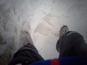 Markus Pucher sulla via dei Ragni al Cerro Torre (Photo Markus Pucher facebook)