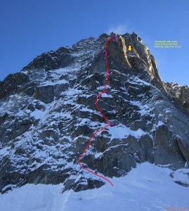 'Chancer' M6 Tour Ronde NW Face (photo Matt Helliker)