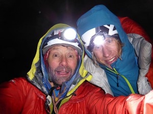 Nick Bullock e Matt Helliker al termine di Night Fever (photo nickbullock-climber.co.uk)