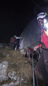 Photo of Bloccati su un salto di roccia sotto le pareti di Campolongo, recuperati 5 arrampicatori