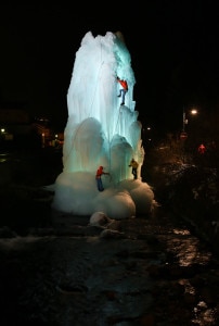 Ice climbing Ortisei