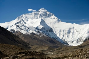 Everest North Face (photo Luca Galuzzi wikipedia commons)