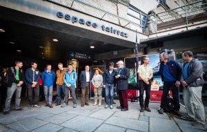 Piolet d'Or 2015: Tommy Caldwell, Aleš Česen, Luka Lindič, Alexey Lonchinskiy, Alexander Gukov, Doug Scott, Federica Cortese, Eric Fournier, Sir Chris Bonington, Christian Trommsdorff, Lindsay Griffin, Marko Prezelj