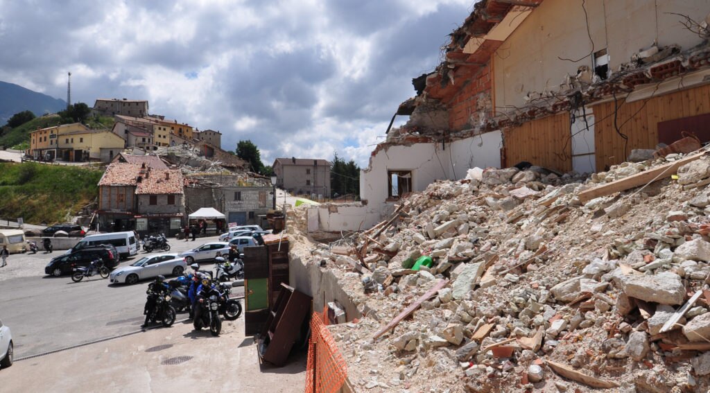Castelluccio, rovine