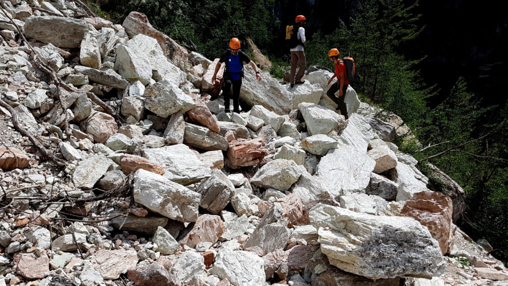 Infernaccio, la frana all