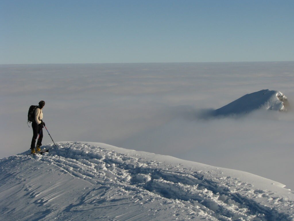 Punta Marmottere in scialpinismo. Foto @ Laura Frola