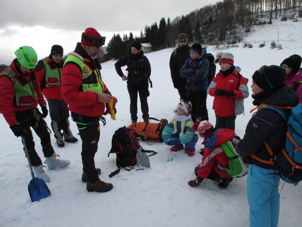 Edizione 2016 di Sicuri sulla neve sui Monti Sibillini. Foto @ CAI