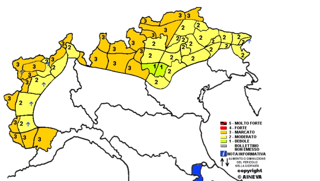 Bollettino AINEVA sabato