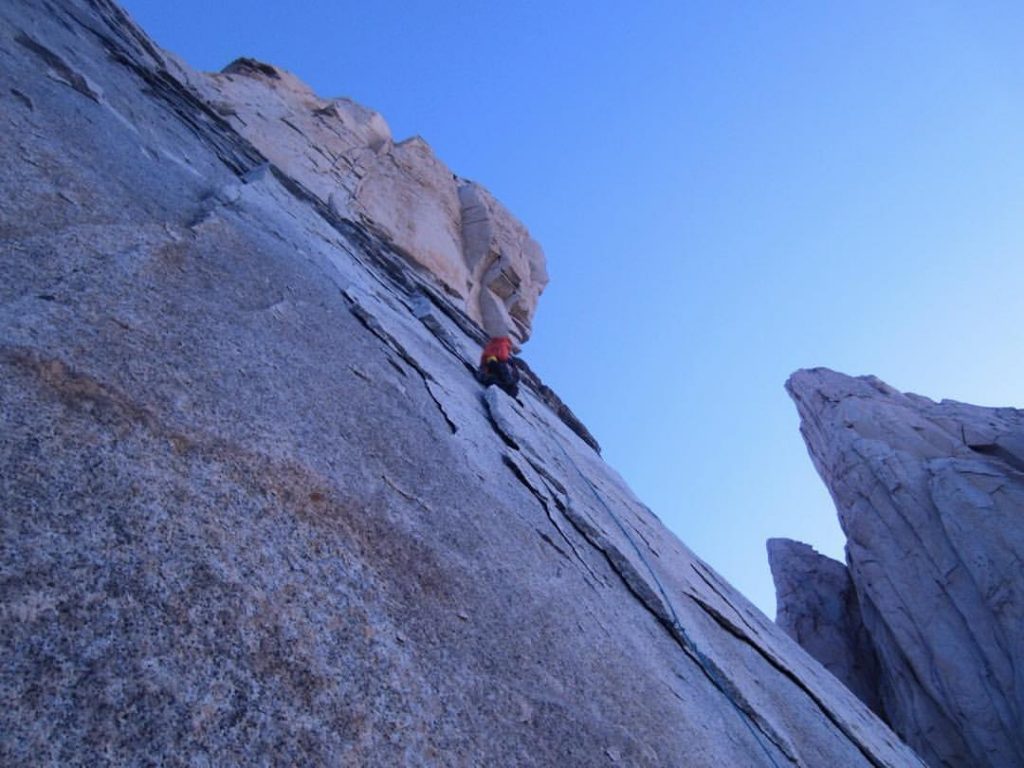Alex Honnold al secondo tiro sulla via Golden Eagle. Photo Colin Haley