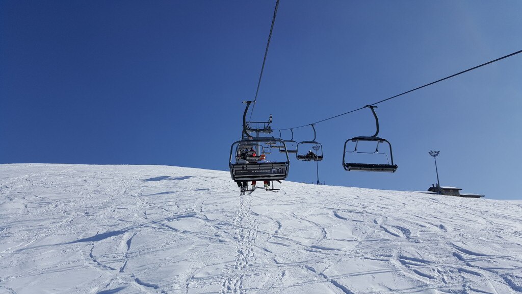 Sulla neve. Foto Davide Tenente