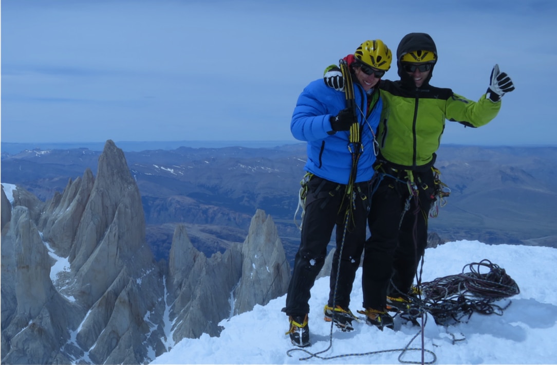 François Cazzanelli e Marco Farina. Photo courtesy Chamlang Expédition