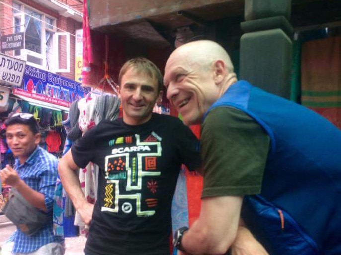 Ueli Steck a Peter Hammer a Kathmandu