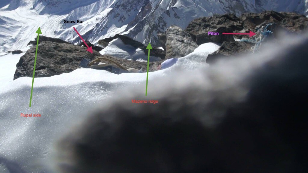 Photo courtesy Simone Moro Facebook page