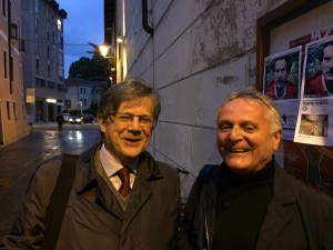 Agostino Da Polenza con Roberto de Martin, presidente del Trento Film Festival