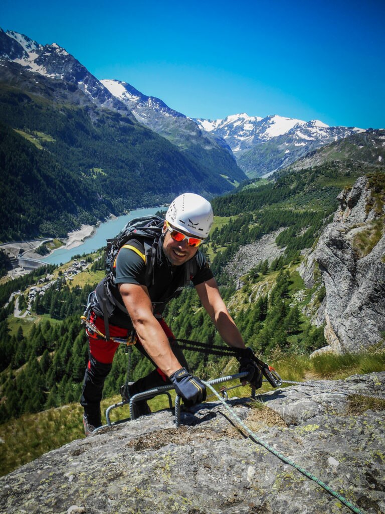 Ferrata Bethaz Bovard, Valgrisenche, 17 Luglio 2016 - Con Umberto Bado (Guide Alpine Torino). Foto Matteo Filippini
