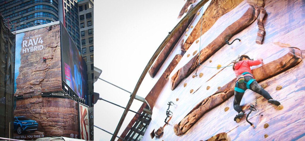 Climb Times Square