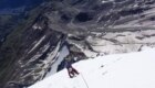 Verso la cima del Cervino-Matterhorn con Marco Odorizzi. Foto Alessandro Corazza