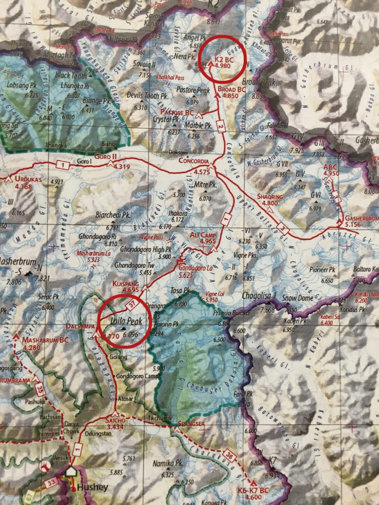 Il Laila Peak è sulla via che porta al Gondogoro La, uno degli accessi al ghiacciaio del Baltoro ed al K2