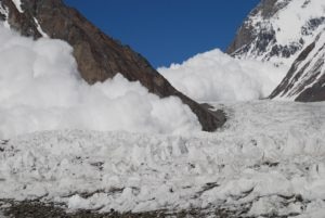 Valanga al K2. Photo Kobler&Partner