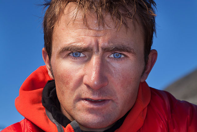Ueli Steck on Everest in April 2012.