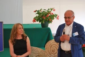 Fiorenza Aste e Annibale Salsa all' innaugurazione del festival