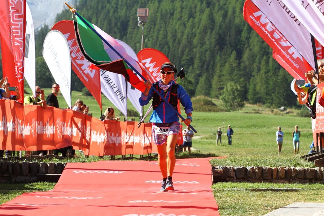 L'arrivo trionfale di Francesca Canepa