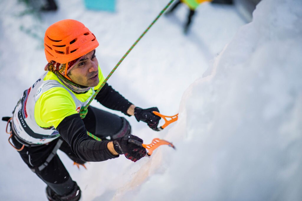 Photo @ UIAA ICE CLIMBING WORLD CUP 2017