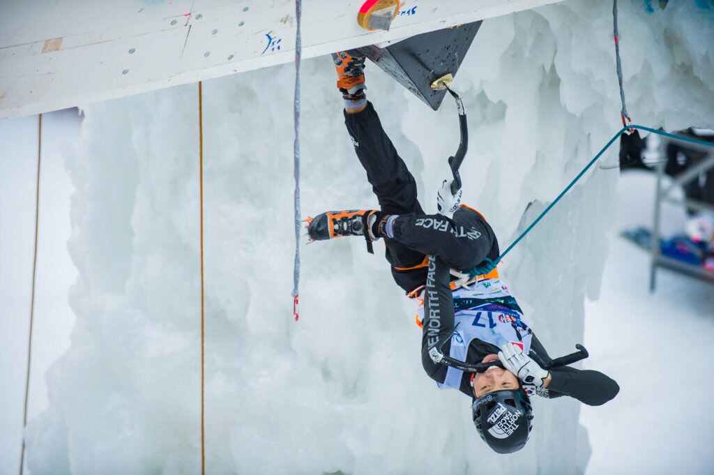 Photo @ UIAA ICE CLIMBING WORLD CUP 2017