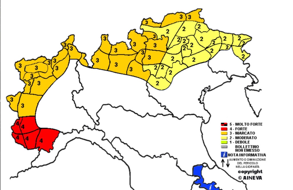 Bollettino sabato 11-02-17