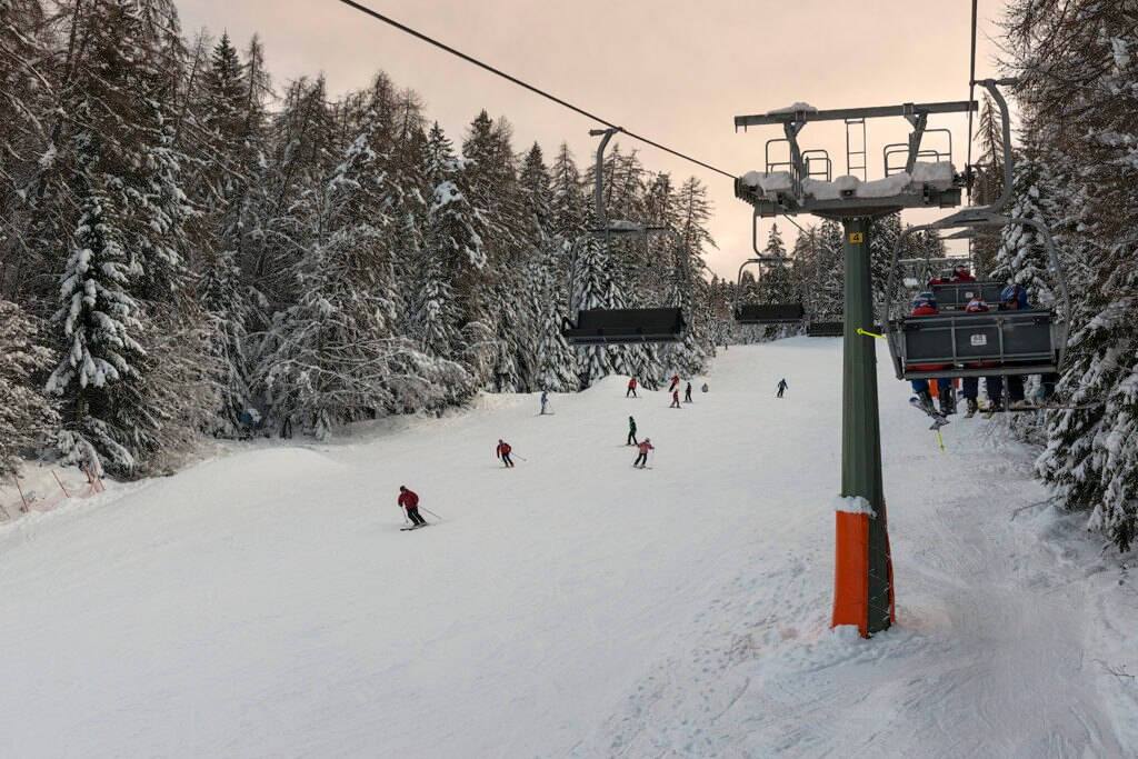 Le piste da sci della Val di Non