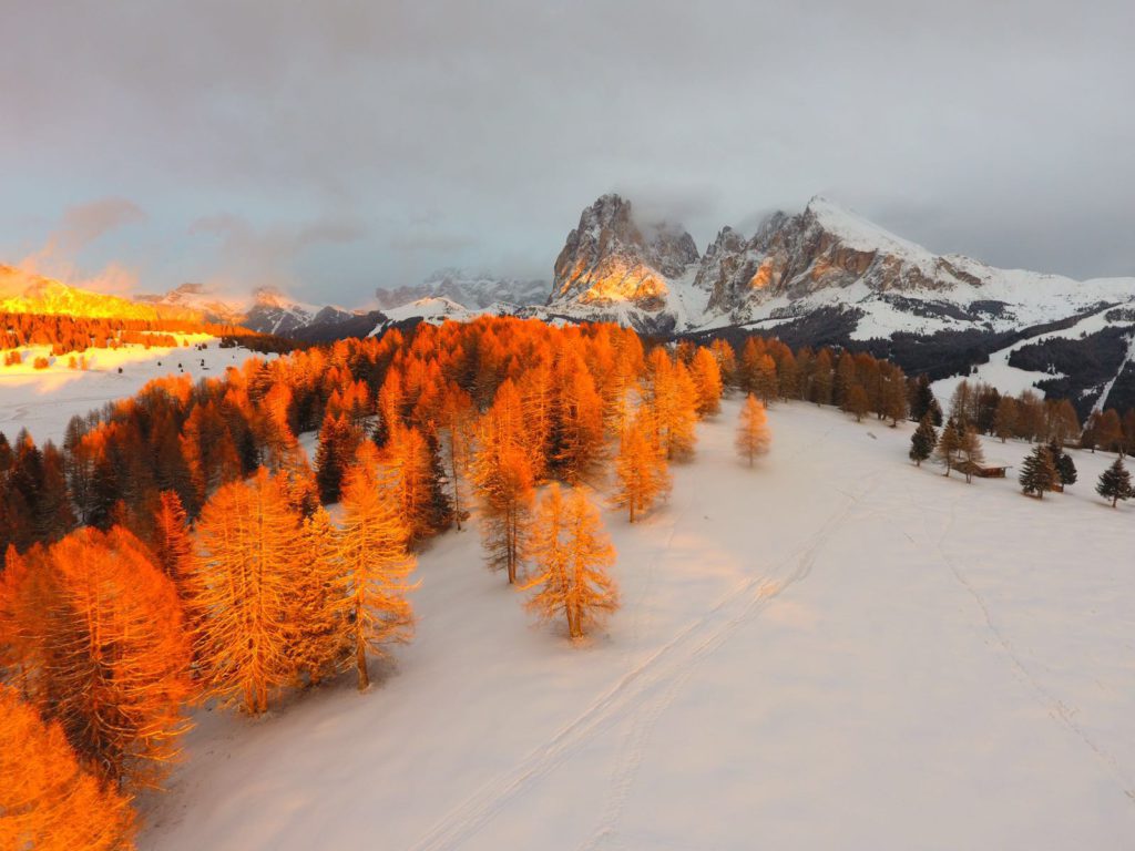Rientro elicottero Aiut Alpin Dolomites alla base