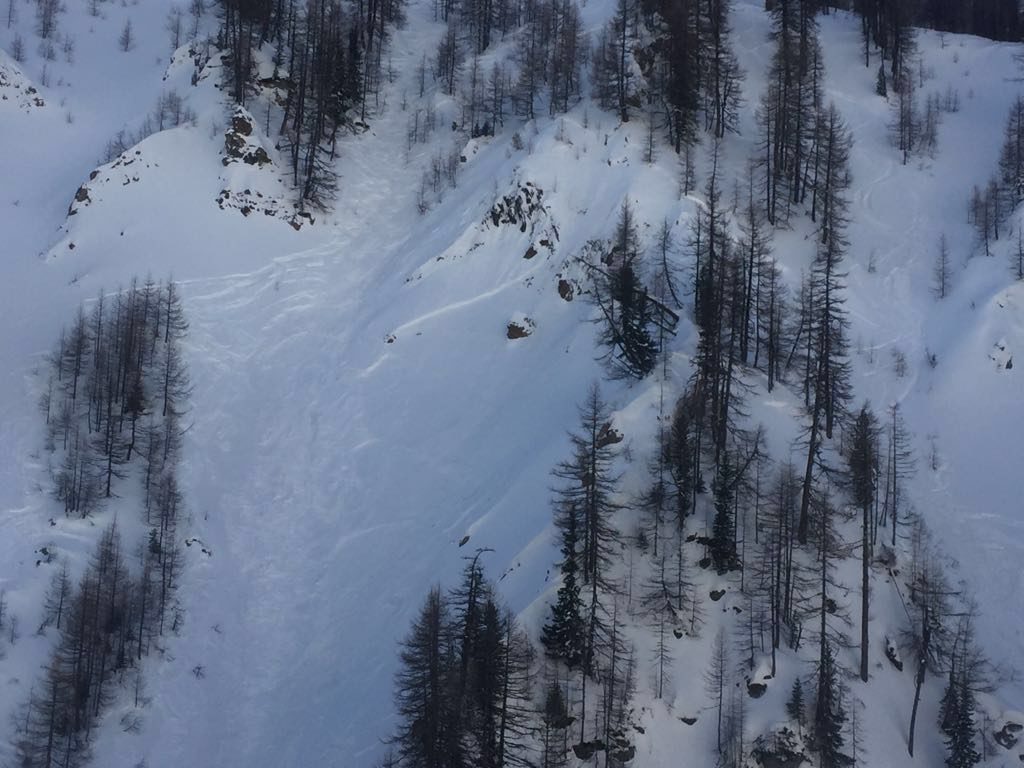 Le immagini della valanga