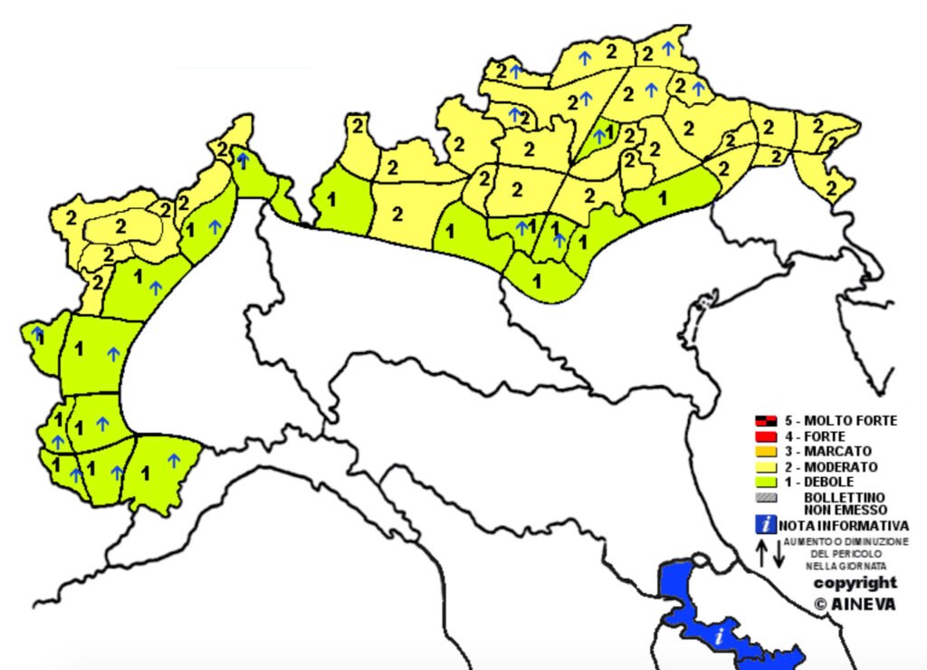 Bollettino AINEVA domenica