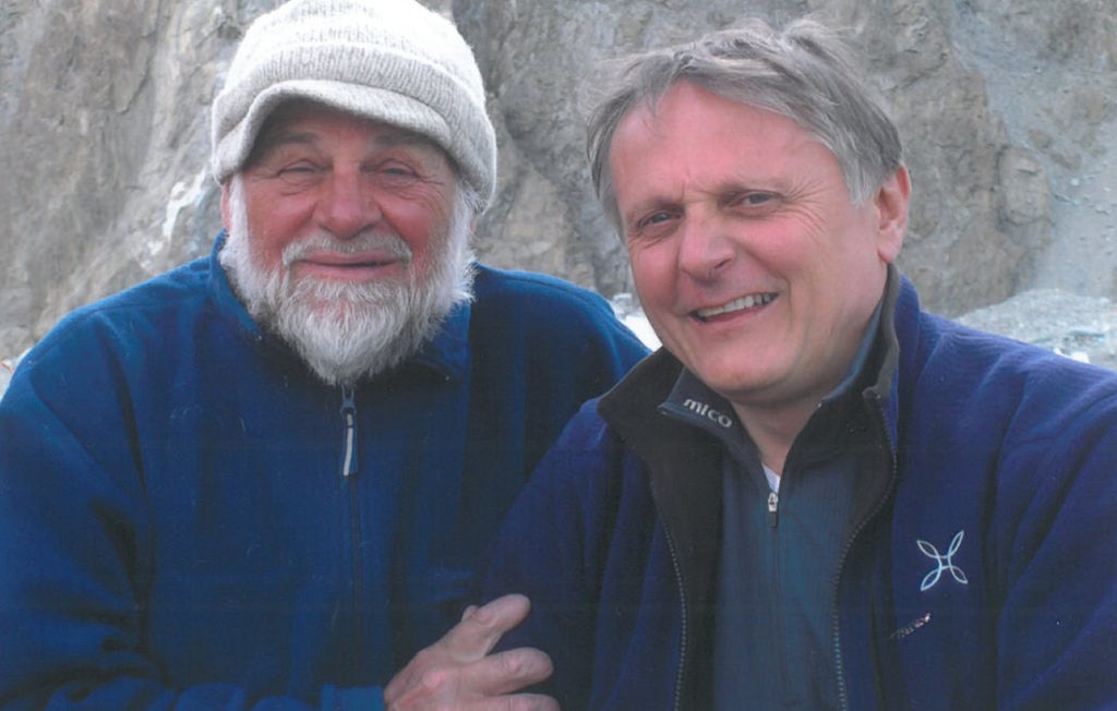 Kurt Diemberger e Agostino Da Polenza al K2