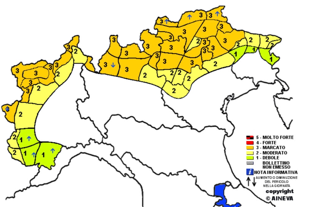 Bollettino AINEVA sabato