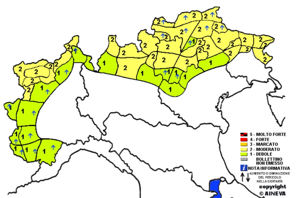 Bollettino AINEVA sabato