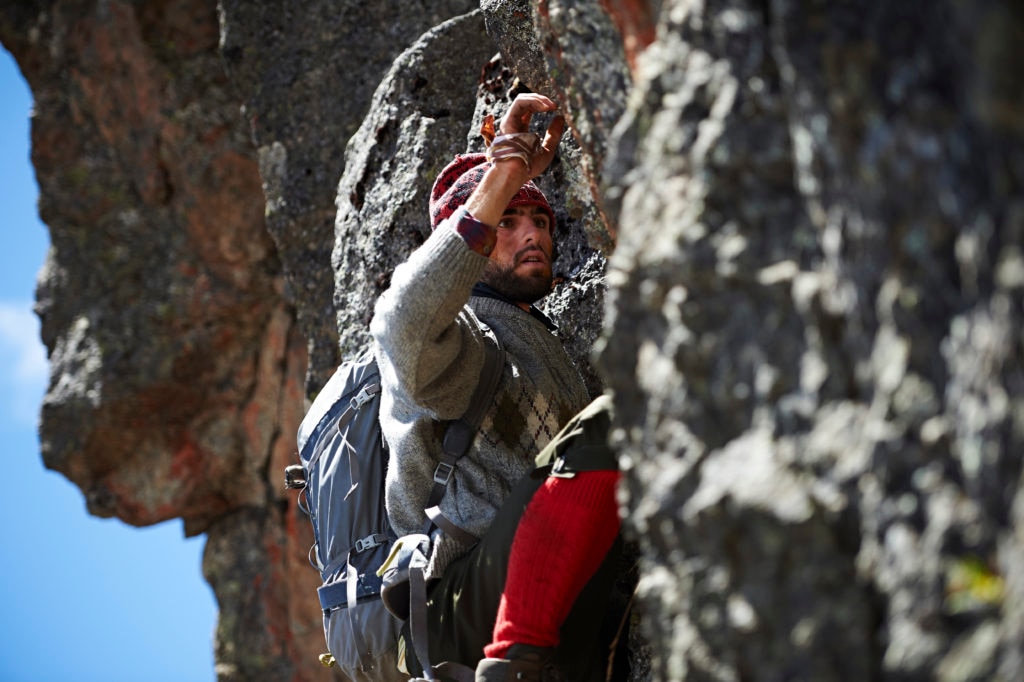 waehrend der Dreharbeiten zu ServusTV