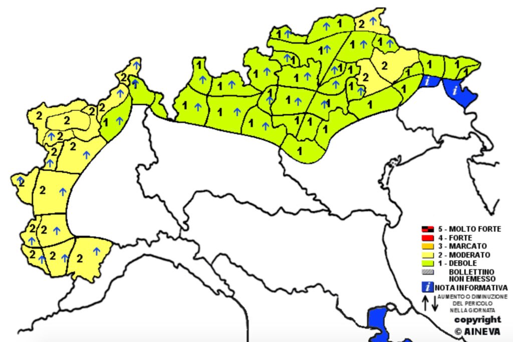 Bollettino AINEVA domenica