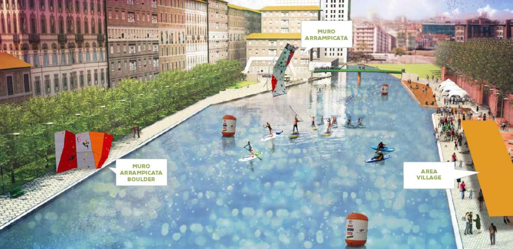 I City Outdoor Games 2017 sbarcano in Darsena