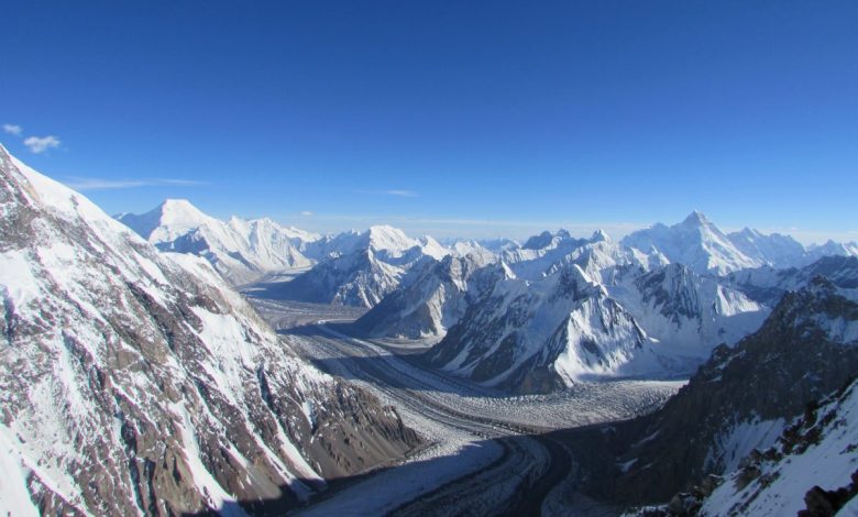 karakorum, sulle tracce dei ghiacciai