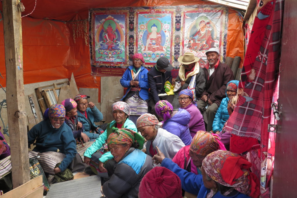 Cerimonia religiosa a Pamboche