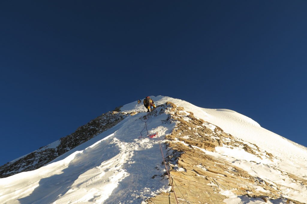 Il tratto dopo il balcone, a 8500
