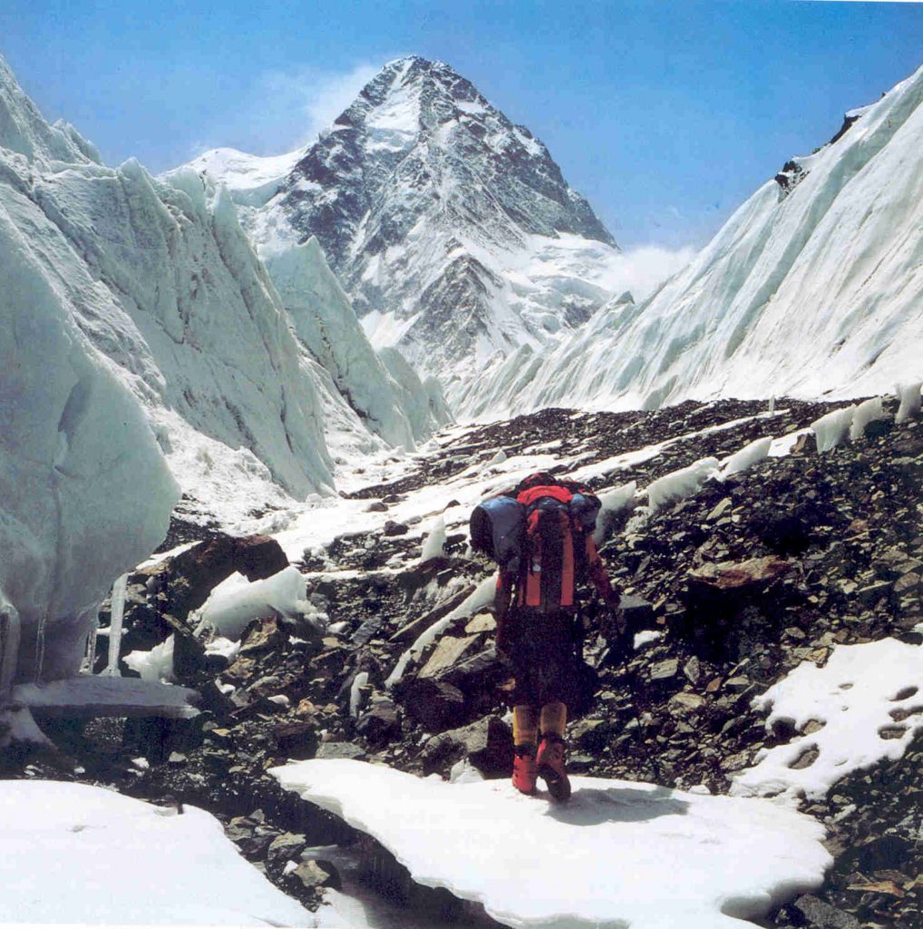 Direzione versante nord del K2, 1983. Foto @ Agostino Da Polenza 