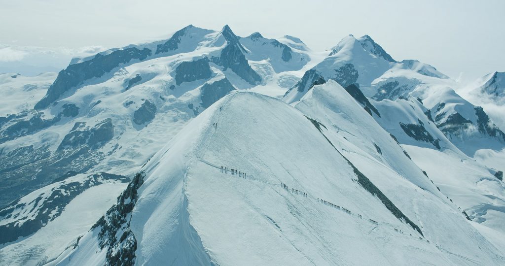 Breithorn occidentale. Foto @ wikimedia commons