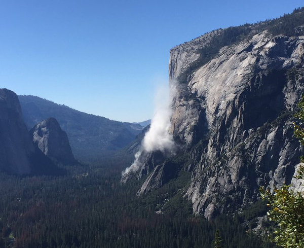 La frana a El Capitan @The New York Times