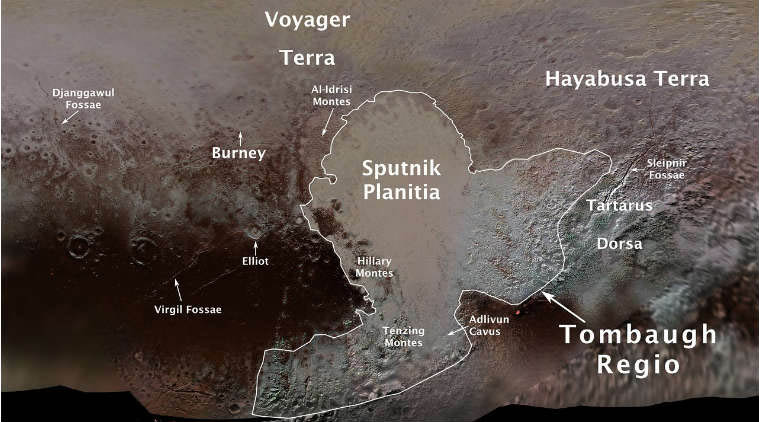 Le catene montuose individuate dalla NASA su Plutone @La Gazzetta dello Sport