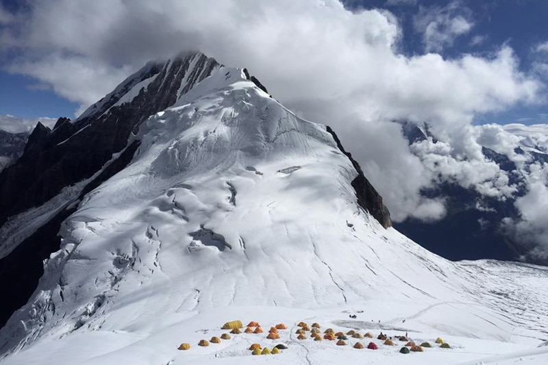 Campo I visto dall'alto @Tendi Sherpa
